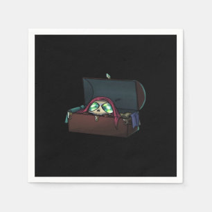 Peekaboo Sloth Halloween Servet