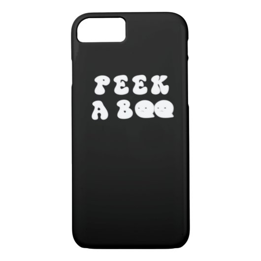 Peekaboo Spooky Slogan Case-Mate iPhone Case (Achterkant)