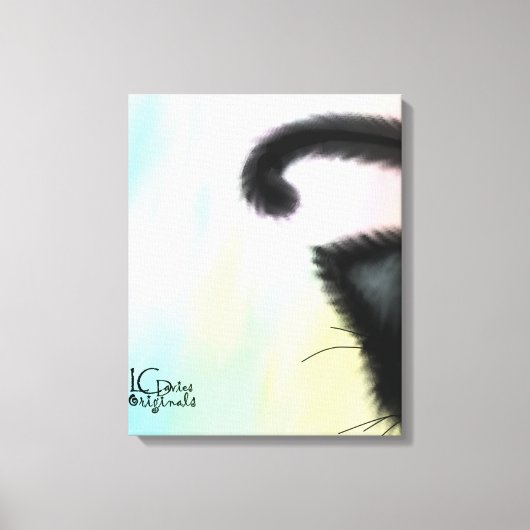Peekaboo Stretched Canvas Afdruk (Voorkant)