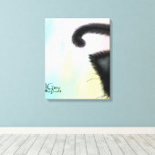 Peekaboo Stretched Canvas Afdruk (Insitu (Houten vloer))