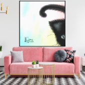 Peekaboo toile étirée (Insitu(Salon))