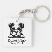 Peeking Boxer Club Sleutelhanger (Achterkant)
