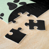 Peeking Cat Design Puzzle Legpuzzel (Zijkant)