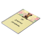 Peeking Cute Airedale carnet (Côté gauche)