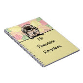 Peeking Cute carnet Pekingese (Côté Droit)