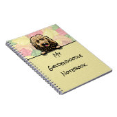 Peeking Cute Goldendoodle carnet (Côté Droit)