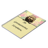 Peeking Cute Goldendoodle carnet (Côté gauche)