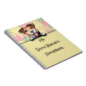 Peeking Cute Jack Russell Terrier carnet (Côté Droit)