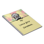 Peeking Cute Lhasa Apso carnet (Côté Droit)