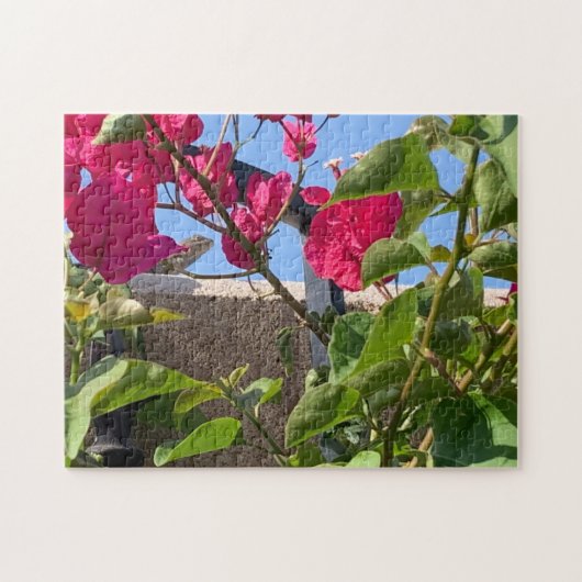 Peeking Garden Lizard Legpuzzel (Horizontaal)