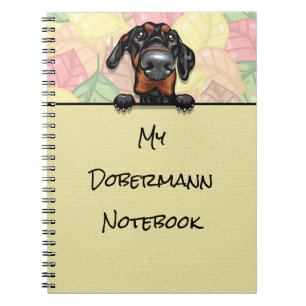 Peeking Leuk Dobermann notitieboek