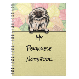 Peeking Leuk Pekingese notitieboek
