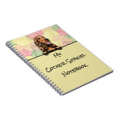 Peeking mignon Cocker carnet espagnol (Côté Droit)