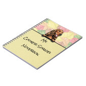 Peeking mignon Cocker carnet espagnol (Côté gauche)