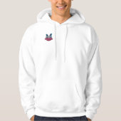 Peeking Neon Kash Rabbit Hoodie (Voorkant)
