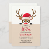 Peeking-rendier Kaart (Voorkant / Achterkant)