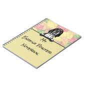 Peeking Schattig Engels Pointer notitieboek (Linkerzijde)