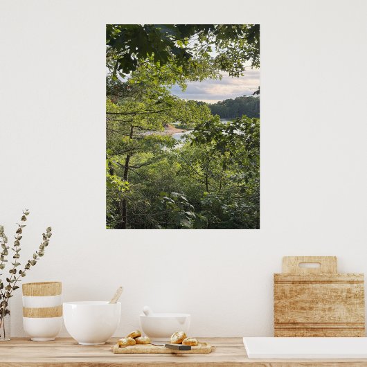 Peeking through the Trees Poster (Keuken)