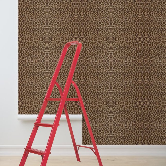 Peel and Stick Papier peint léopard poster de anim (Peel and Stick Wallpaper leopard animal print Wallpaper)