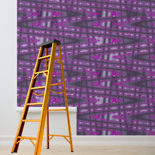 Peel en Stick Paarse Roze zig-zag patroon Behang
