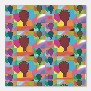 Peel en Stick Wallpaper 3 - Gezichten Behang