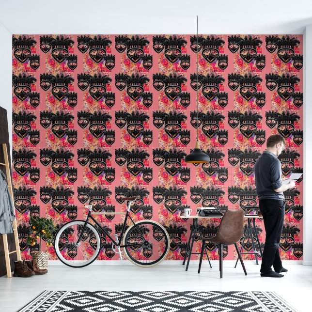 Peel en Stick Wallpaper 75 - Peeps Behang (Woonkamer)