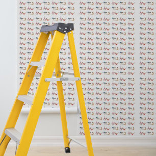 Peel en Stick Wallpaper Kleurrijke Yoga Oefening Behang