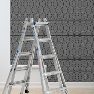 Peel en Stick Wallpaper Zwart Wit Strepen Behang