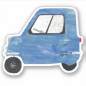 Peel P50 (microcar) Sticker (Voorkant)