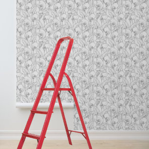 Peel Stick geometrisch patroon genaamd lelies patr Behang