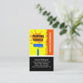 Peeling Wall Paint Handyman Visitekaartje (Staand voorkant)