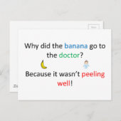 Peeling Well Joke Briefkaart (Voorkant / Achterkant)