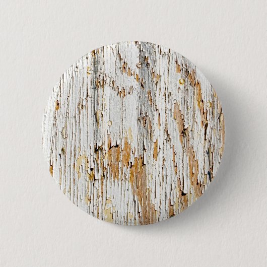 Peeling White Paint Abstract Ronde Button 5,7 Cm (Voorkant)