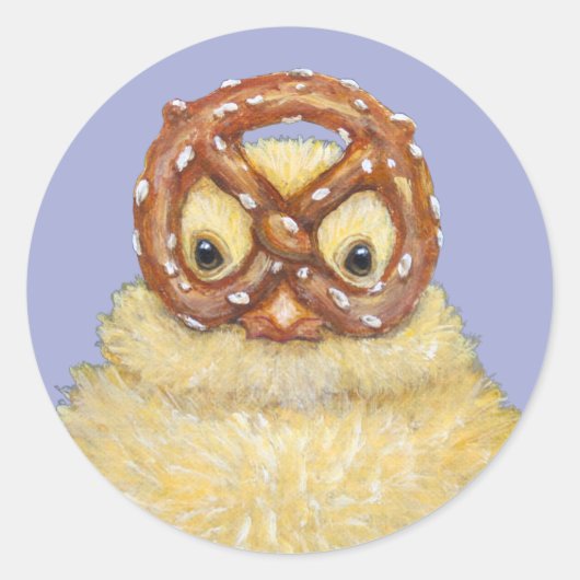 Peep en pretzel sticker (Voorkant)