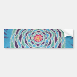 Peep Hole Mandala Tie Dye Sticker