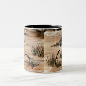 Peep op de run Cup Tweekleurige Koffiemok (Center)