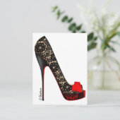 Peep Toe-pomp Briefkaart (Staand voorkant)