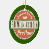 Peepaw (Funny) Gift Keramisch Ornament (Rechts)