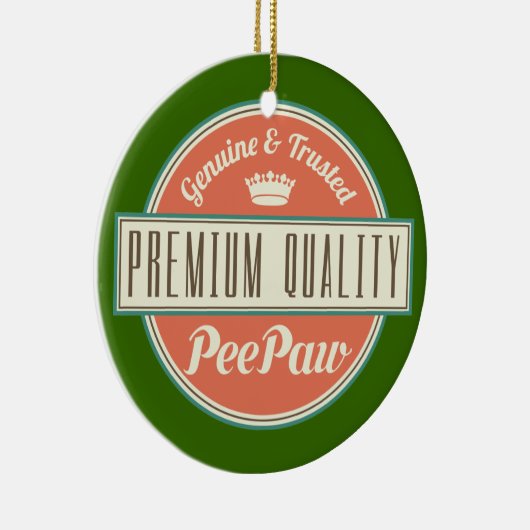 Peepaw (Funny) Gift Keramisch Ornament (Rechts)