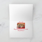 Peeping Chows Feestdagen Kaart (Binnen)