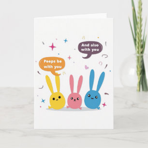 Peeps Be With You Grappige Kaart