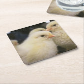 Peeps Vierkante Kartonnen Onderzetter (Schuin)