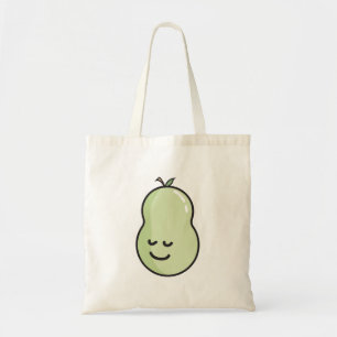 Peer met een glimlach tote bag