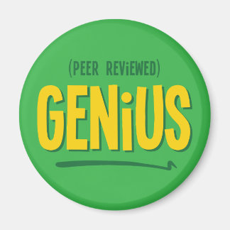 Peer Reviewde Genius Ronde Magneet