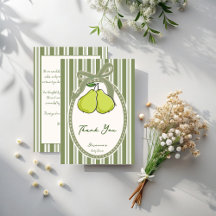 Peer salie groene retro strepen baby shower