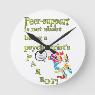 Peer-support is geen parrot van een psychiater ronde klok