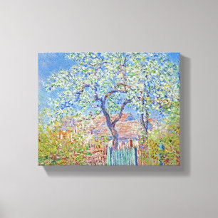 Peerboom in de bloem - Claude Monet Canvas Afdruk