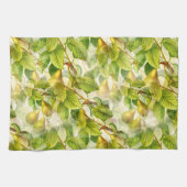 Peerboomvertakkingen & perspatroon theedoek (Horizontaal)