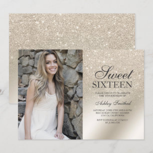 peerivoren ivoor glitter ombre metallic foto Sweet Kaart