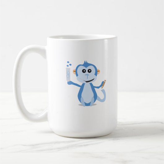 PeerJ-Mok met aap Koffiemok (Links)